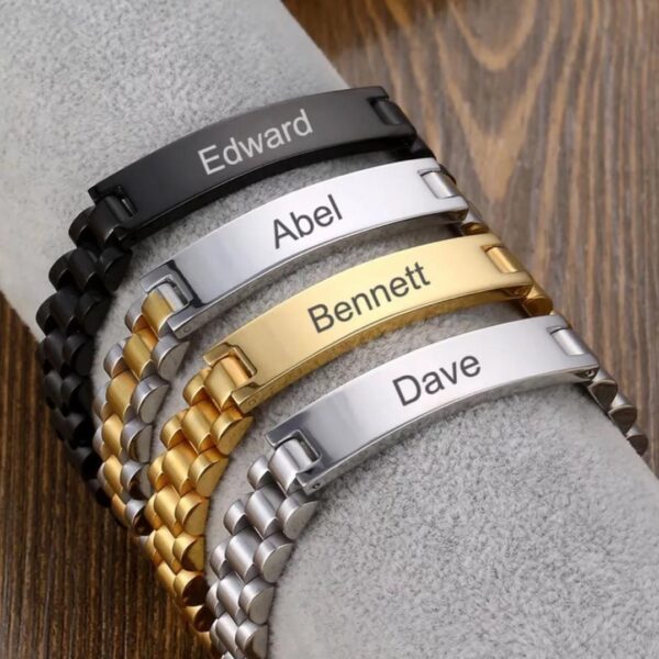 Personalised Bar Bracelet Perfect Gift